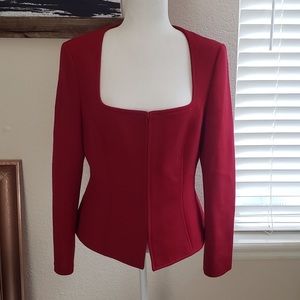 NWT Escada Wool Ribbed Blazer